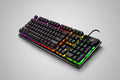Teclado Gamer Semi-mecânico RGB LED retroiluminado Computador Pc Original