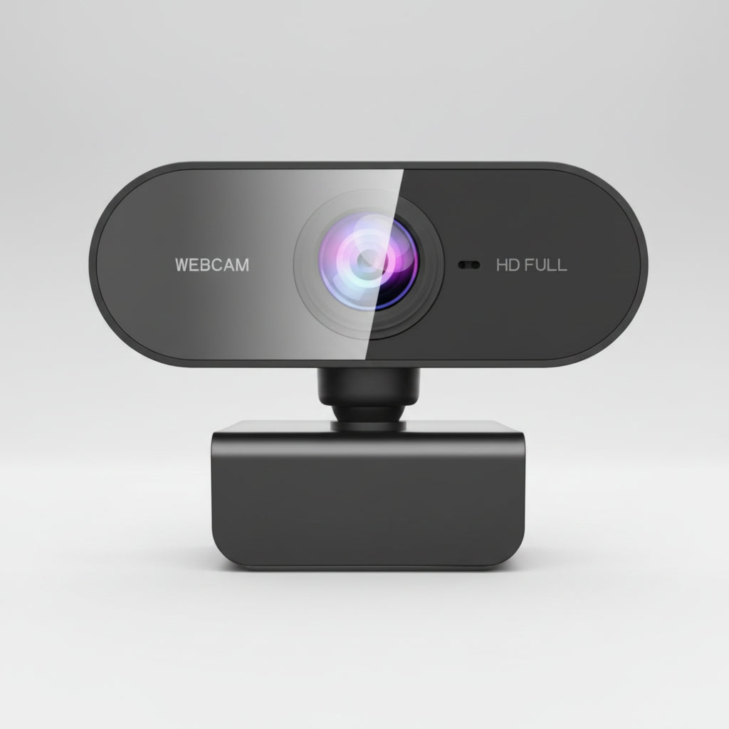 Webcam 1080p Camera Para Computador Com Microfone Embutido