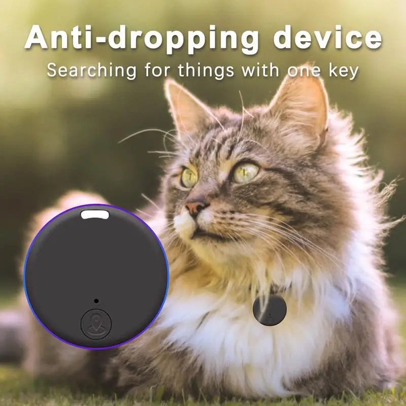 Mini Localizador GPS com Alarme Inteligente Compatível com Bluetooth, Rastreador para Cães, Animais de Estimação e Crianças, Localizador de Chaves
