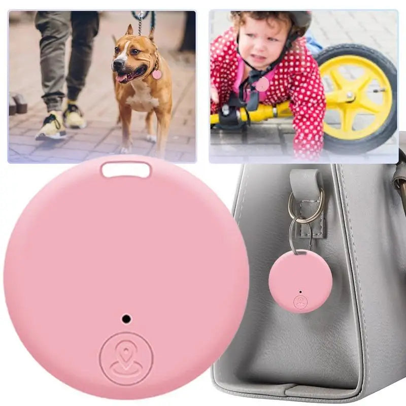 Mini Localizador GPS com Alarme Inteligente Compatível com Bluetooth, Rastreador para Cães, Animais de Estimação e Crianças, Localizador de Chaves