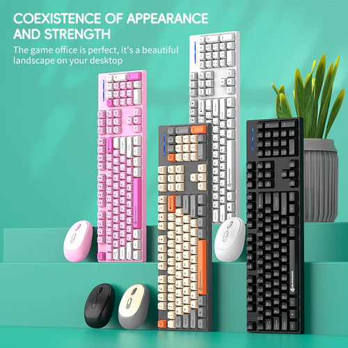 Conjunto Teclado e Rato Sem Fios – Wireless 2.4G