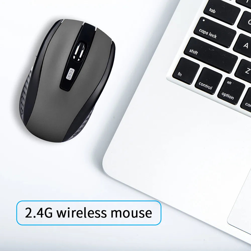 Mouse sem fio 2.4G 6D sem fio