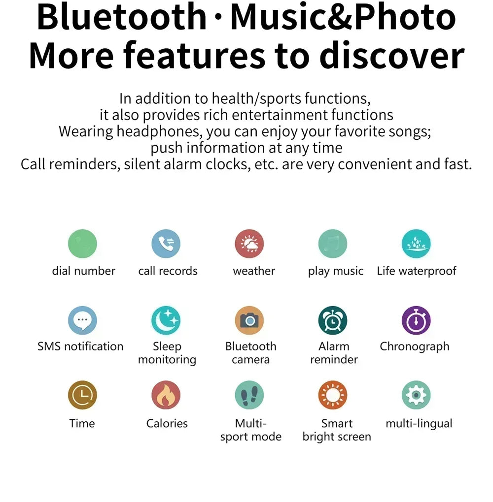 Smartwatch Multifuncional para Android e IOS