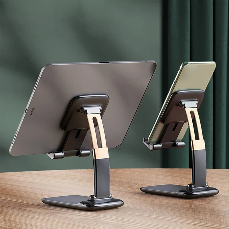 Suporte de mesa para celular compatível com iPhone, iPad e Xiaomi. Suporte universal ajustável para Tablets e Telemóveis