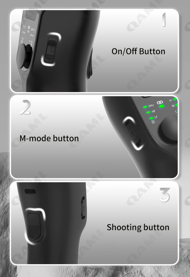 Suporte Gimbal Portátil de 3 Eixos para Telemóvel com Estabilizador Anti-Vibração